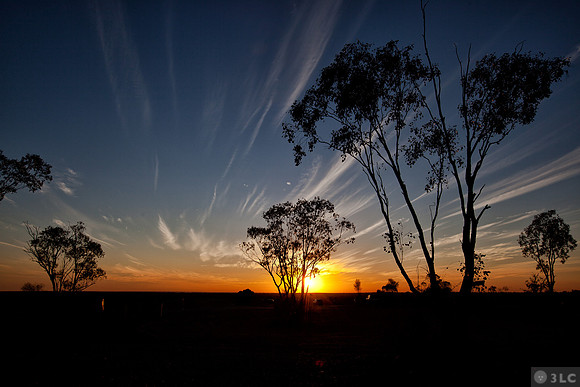 Sunset at Lightning Ridge